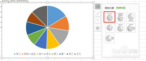 excel表格怎么把数据转换成百分比圆饼图