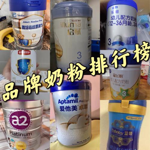 品牌奶粉销量排行?有你们家孩子喝的奶粉吗?