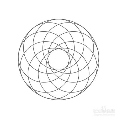 如何绘制一个漩涡形状的圆环图案?