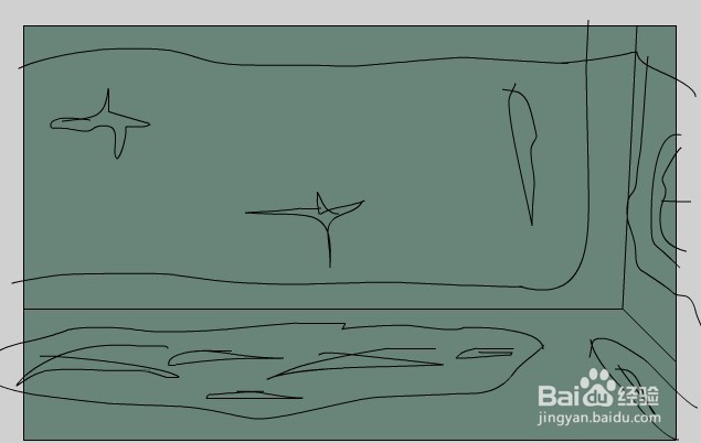 flash绘制房子内部场景