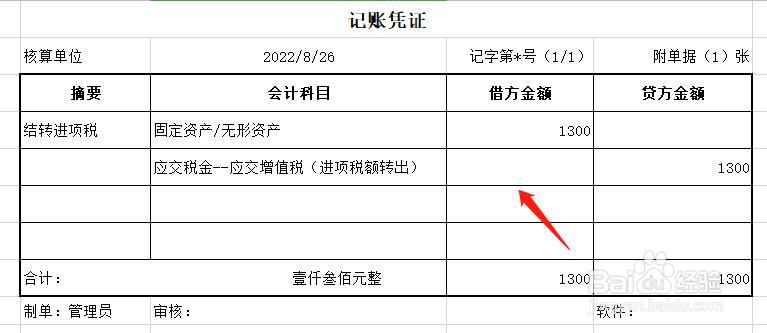 进项税额退回账务处理
