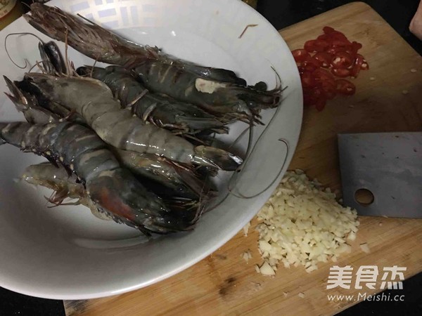 黄油煎虎皮虾