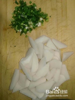 羊肉片汆萝卜的攻略