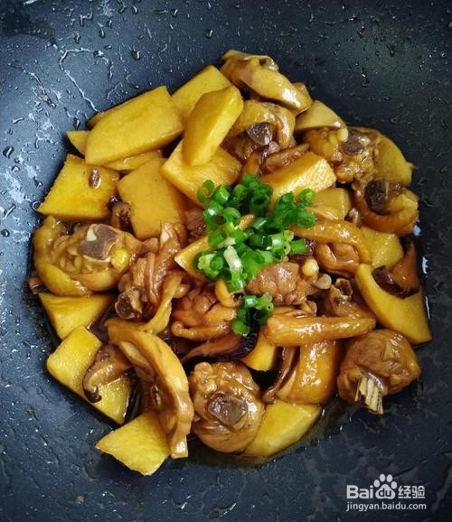 竹笋焖三黄鸡
