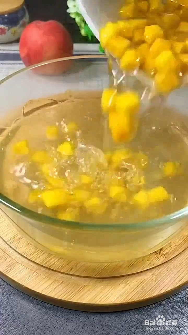 如何制作芒果果冻？