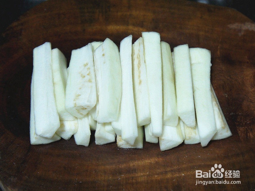 蒜泥茄条——清蒸