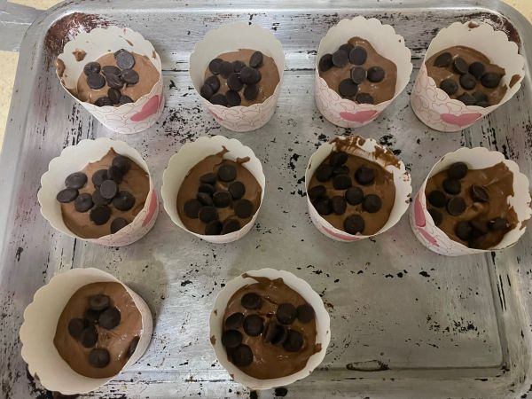 巧克力纸杯蛋糕