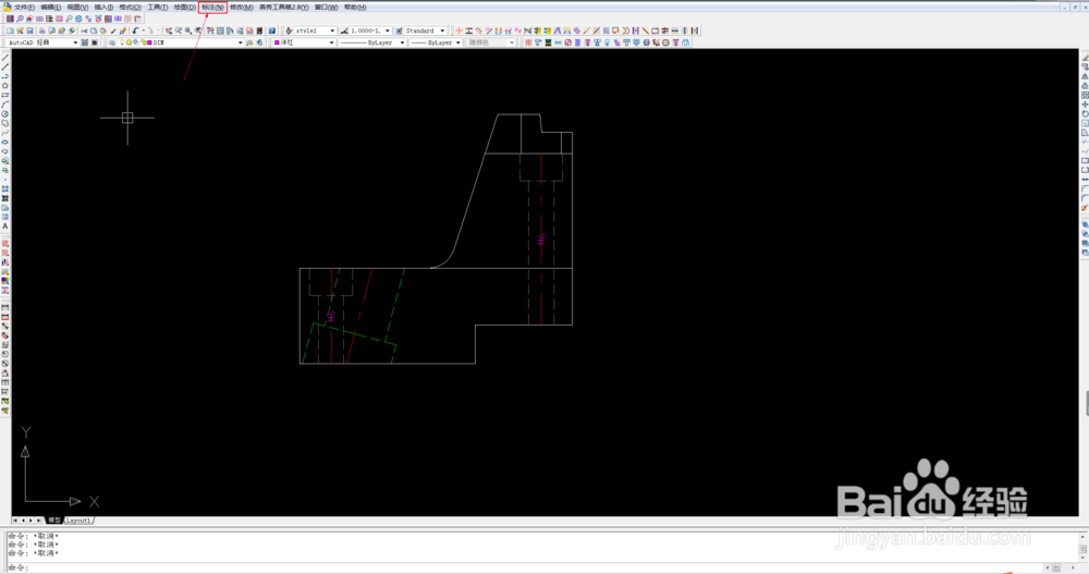 AutoCAD 如何标注斜线