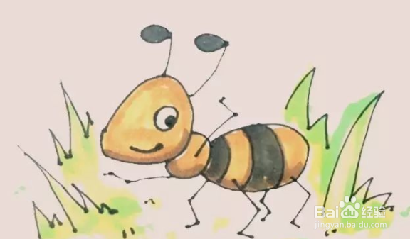 教你如何画好一只蚂蚁