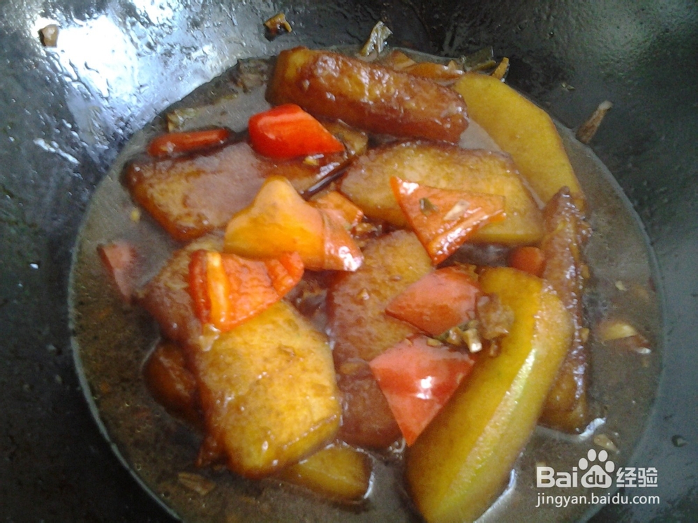 素食冬瓜也能烹出红烧肉的美味
