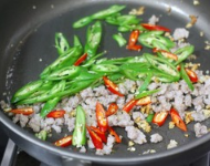 家常小炒四季豆怎么做