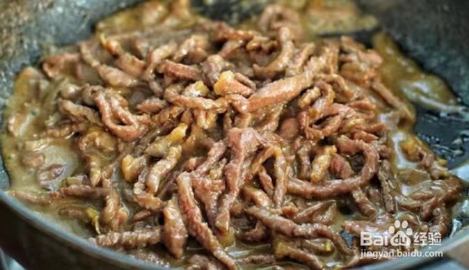 青椒牛肉丝的做法