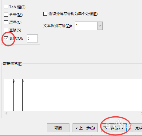 如何使用EXCEL分隔带分号的数据