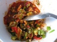 辣炒花哈的做法