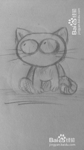 如何画一只可爱的小猫