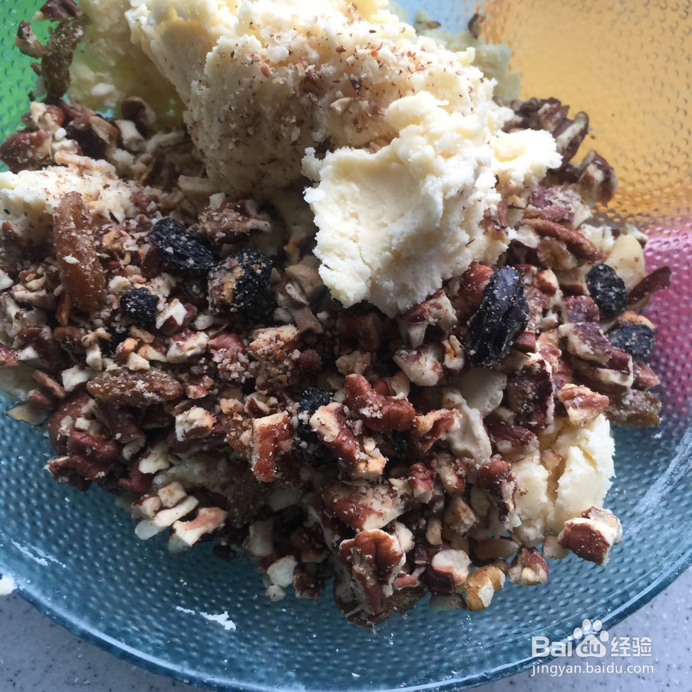 孩子爱吃的坚果炼乳饼干