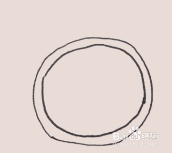 手绘简笔画之指南针