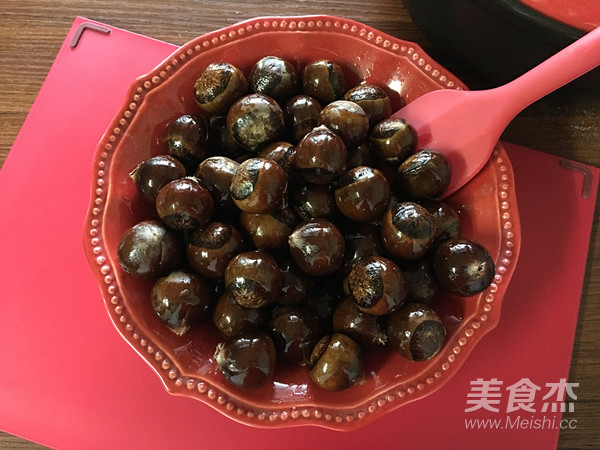 砂锅烤板栗的做法