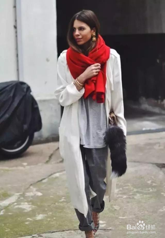 围巾怎么系？？流行怎么系?