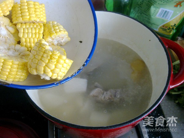 玉米萝卜排骨汤