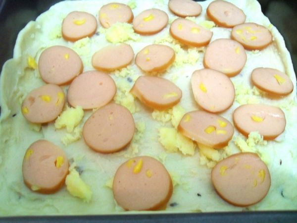 方形培根香菇披萨