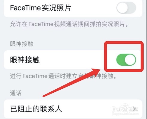 怎么打开FaceTime通话眼神接触功能