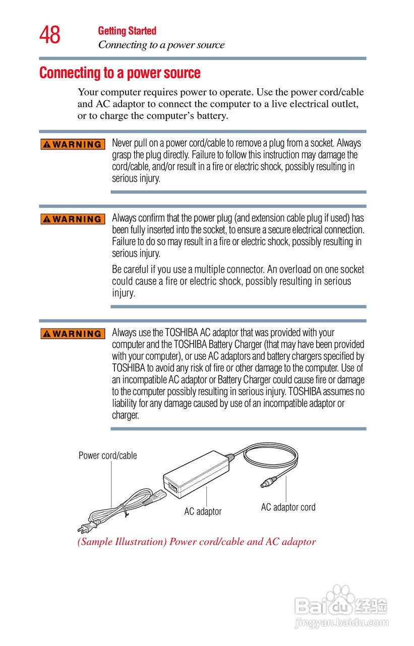 东芝M750笔记本电脑使用说明书:[5]