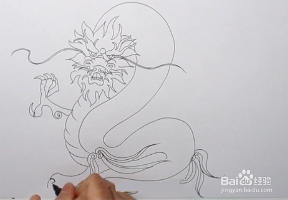 中国龙简笔画怎么画