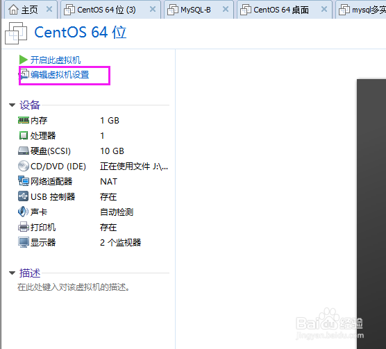 虚拟机设置LAN区段