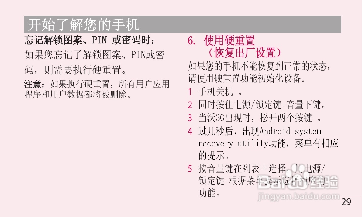 LG P880手机使用说明书:[3]