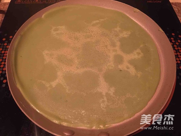 芒果榴莲抹茶千层糕