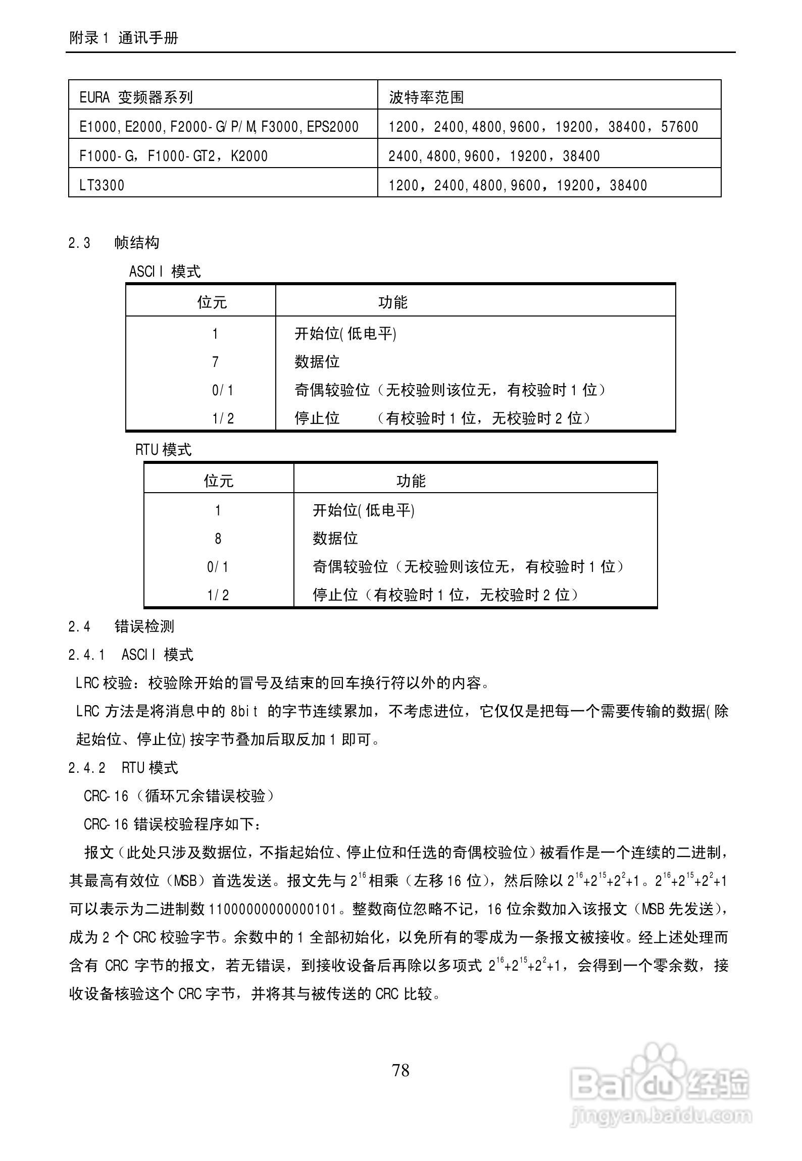 欧瑞传动EPS2000-2500T3C变频器使用说明书:[9]