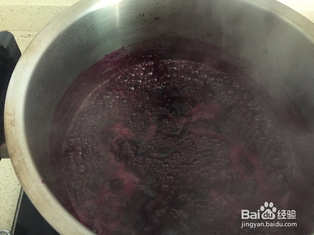自制健康蓝莓酱