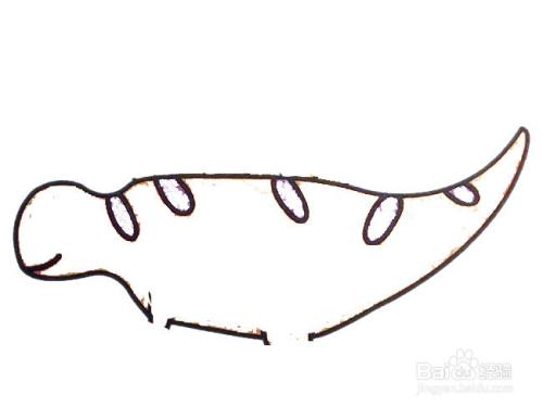 鱼猎龙的简笔画