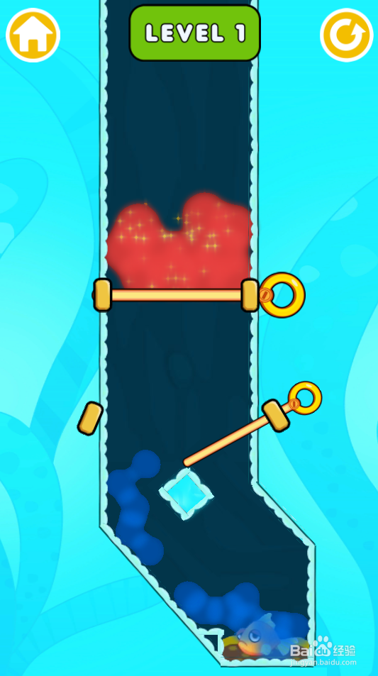 Pins Save The Fish的LEVEL 1如何过关