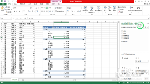 Excel数据透视表显示方式(5)?