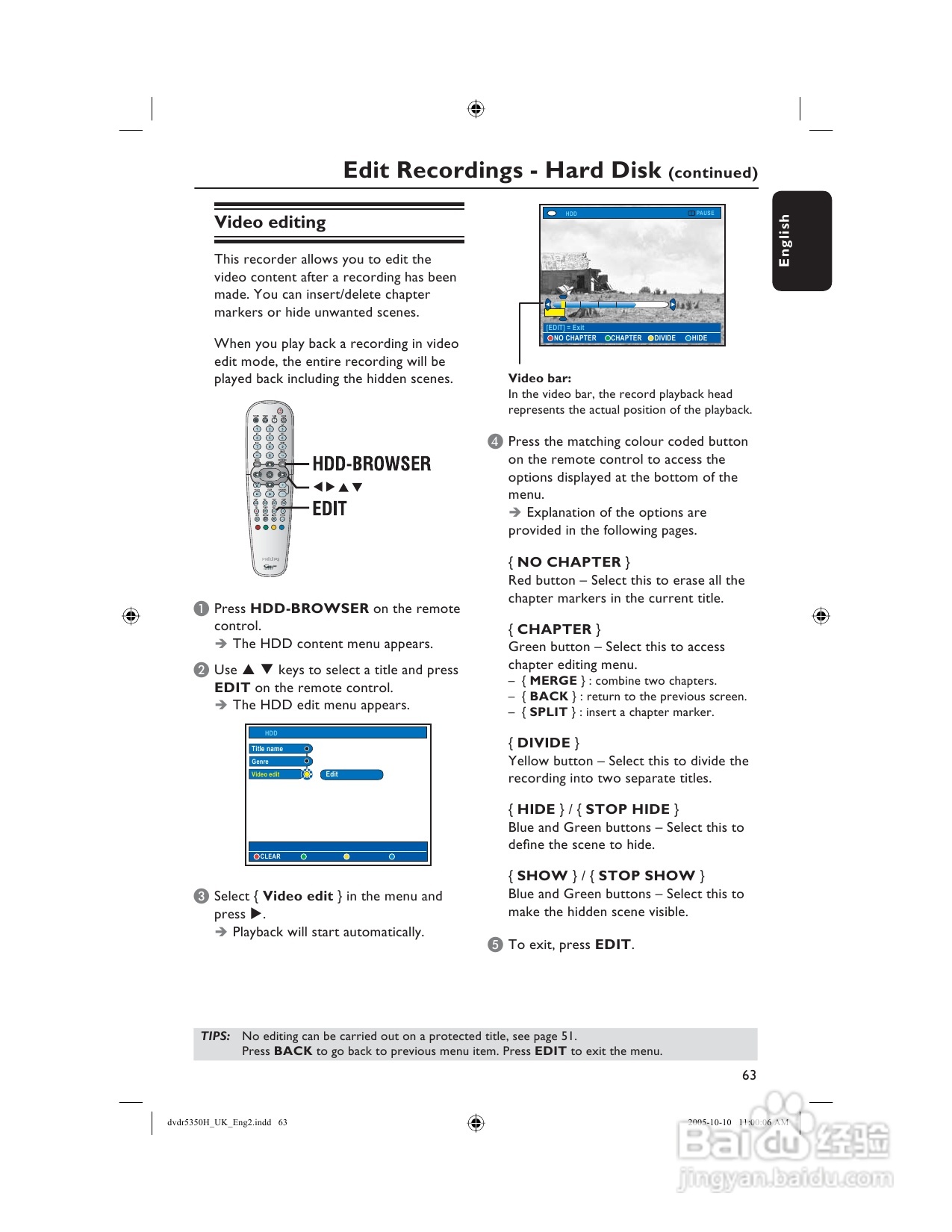 PHILIPS DVDR5350H DVD播放机说明书:[4]