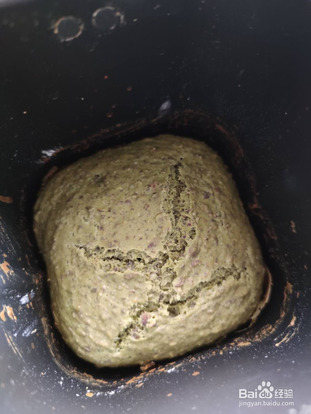 燕麦抹茶牛奶面包