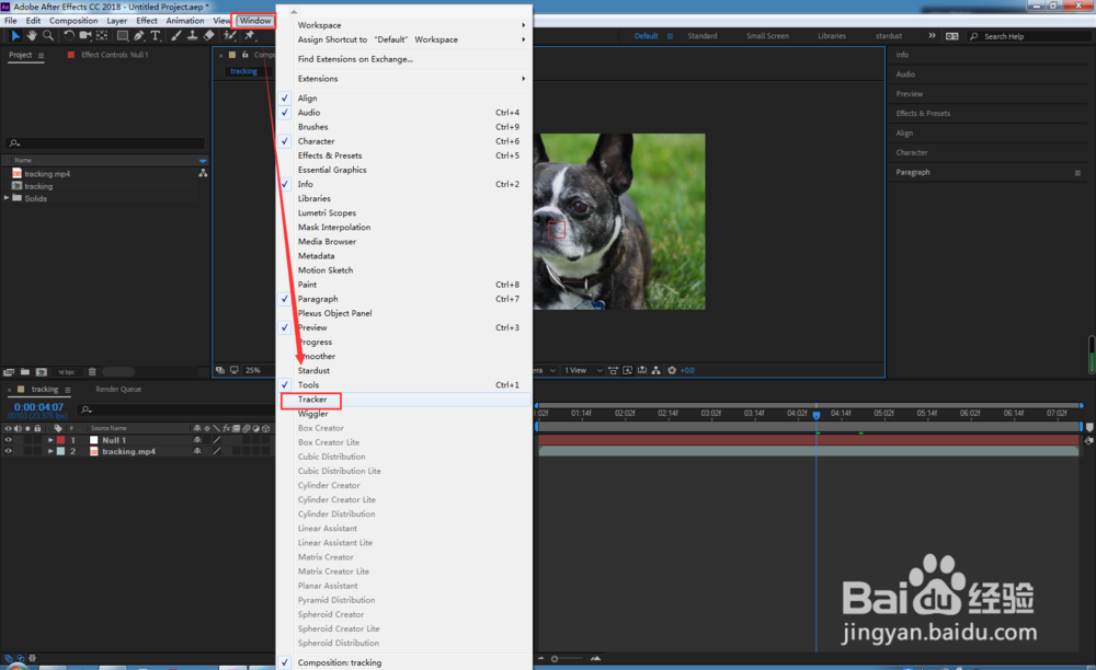 ae跟踪运动怎么用