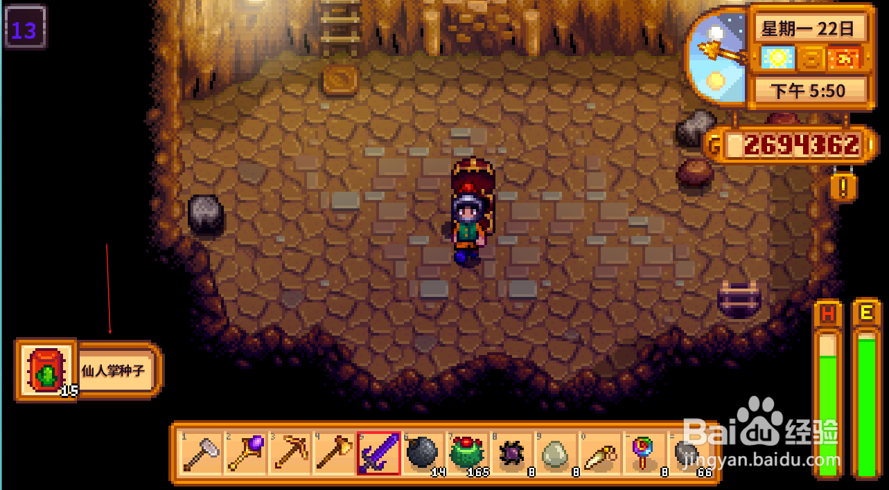 星露谷物语沙漠矿洞13层得到的宝箱是什么