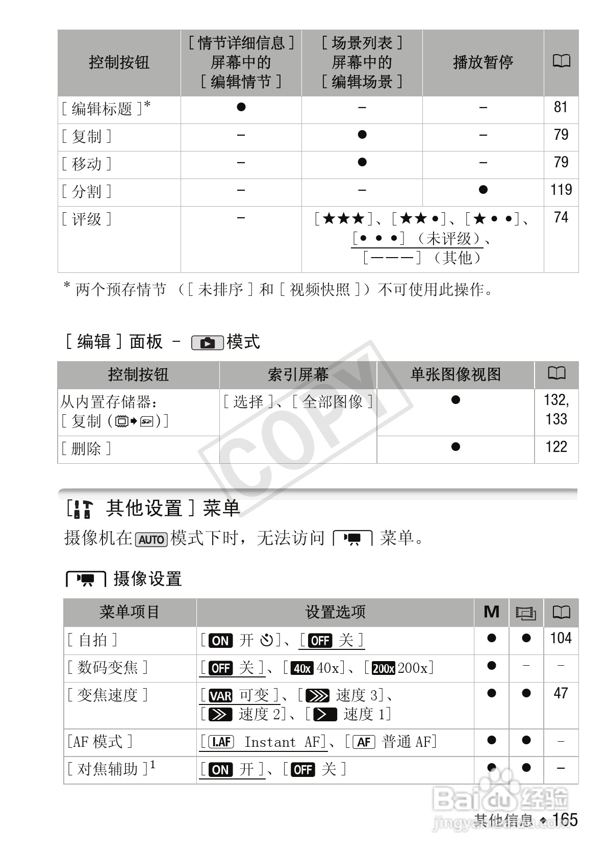 佳能LEGRIA HF M52数码摄像机使用说明书:[17]
