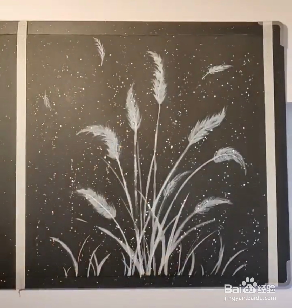 教你用水粉来绘画麦苗
