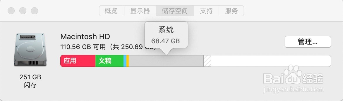 Macos 磁盘中的“系统”“其他”是什么？