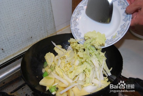 娃娃菜炒土豆怎么做