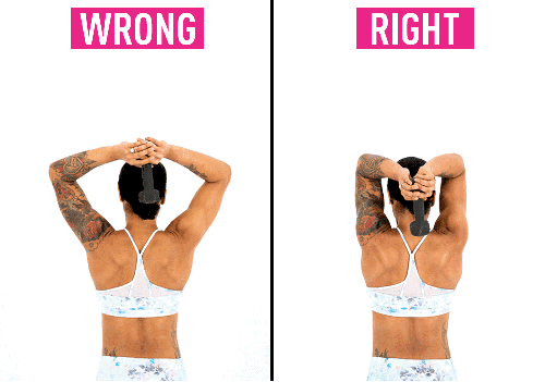 哑铃锻炼方法的正确姿势详解