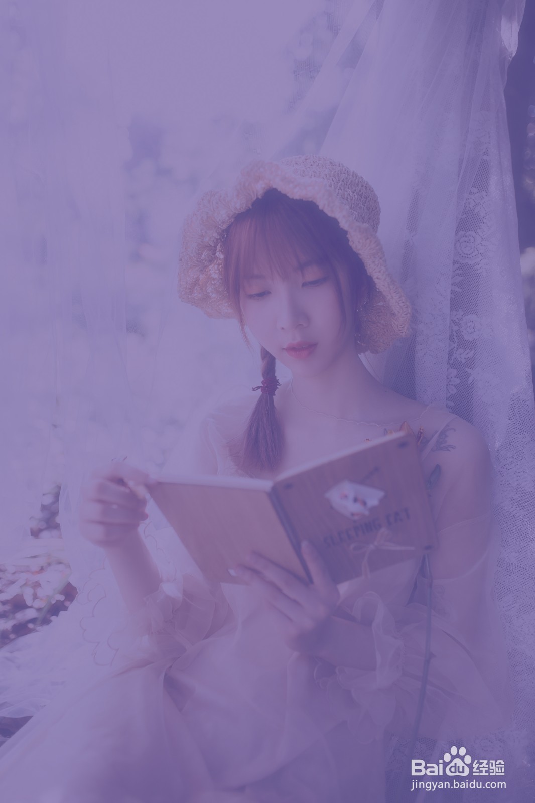 【PS技巧】用PS颜色和图层打造忧郁色调女孩
