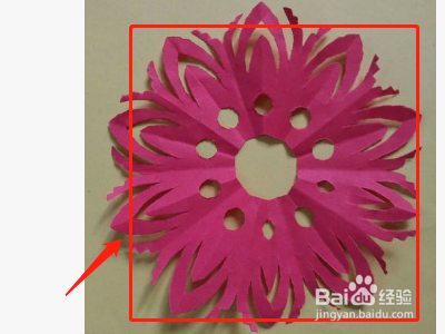 10折团花剪纸图案画法