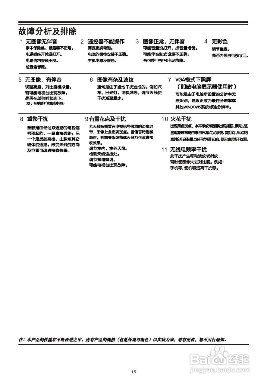 TCL王牌L52E9FBE液晶彩电使用说明书