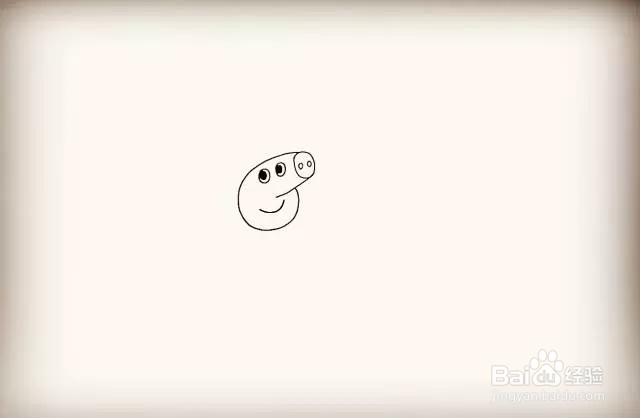 简笔画怎么画小猪佩奇?