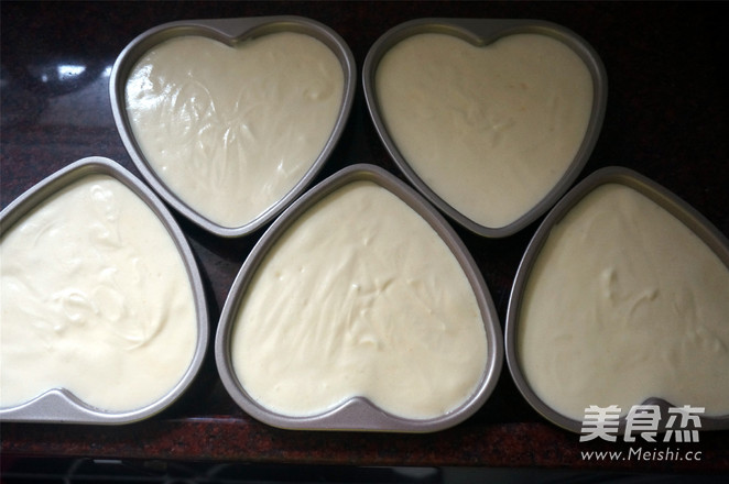 心形裸蛋糕的做法